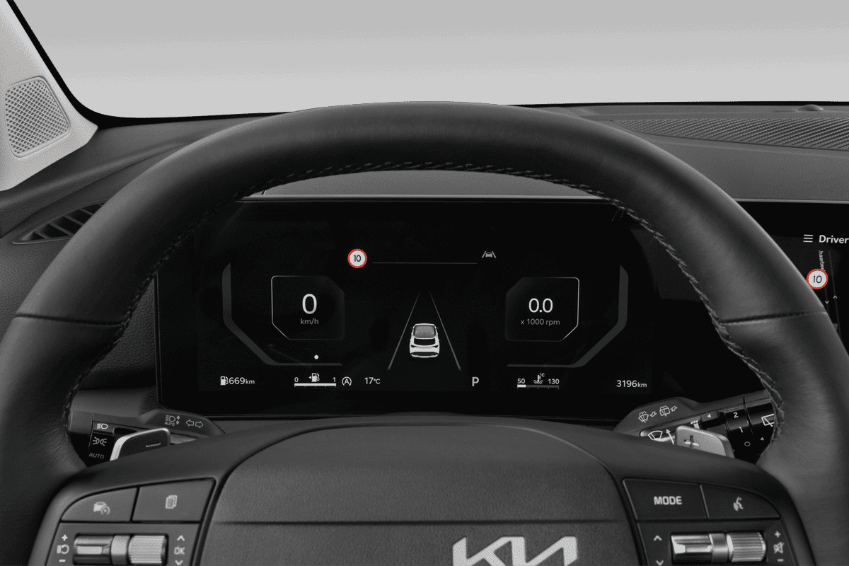 Kombiinstrument eines KIA Sportage