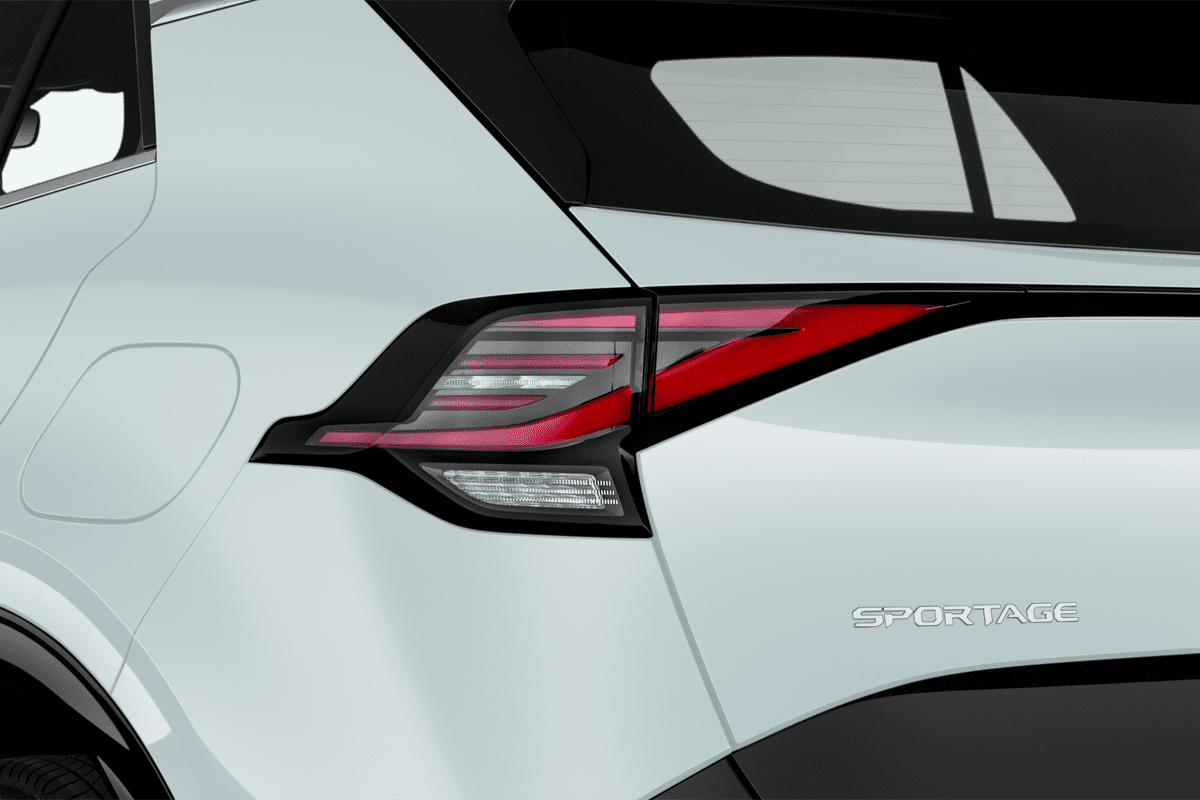 Heckleuchten eines KIA Sportage Hybrid