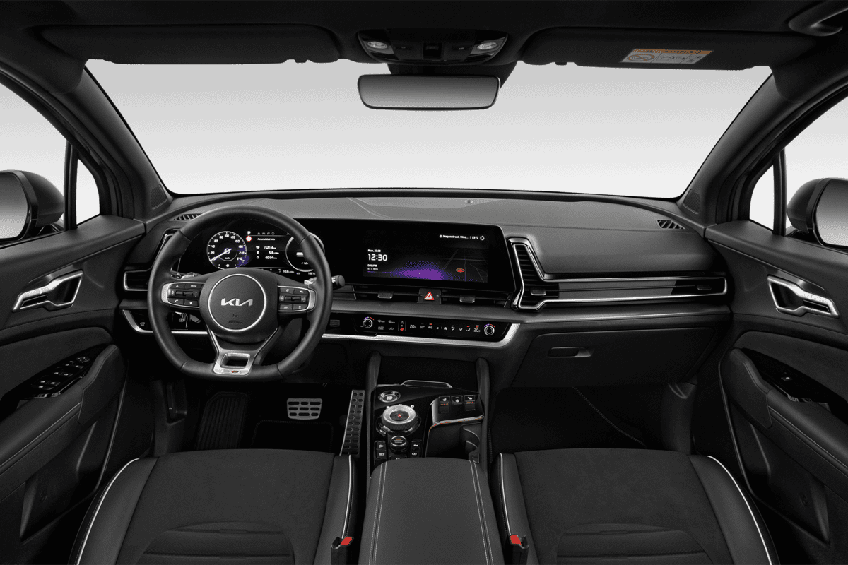 Armaturenbrett eines KIA Sportage Plug-in-Hybrid