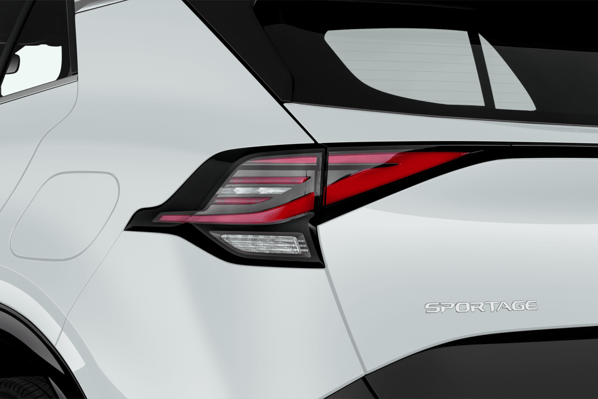 Heckleuchten eines KIA Sportage Plug-in-Hybrid
