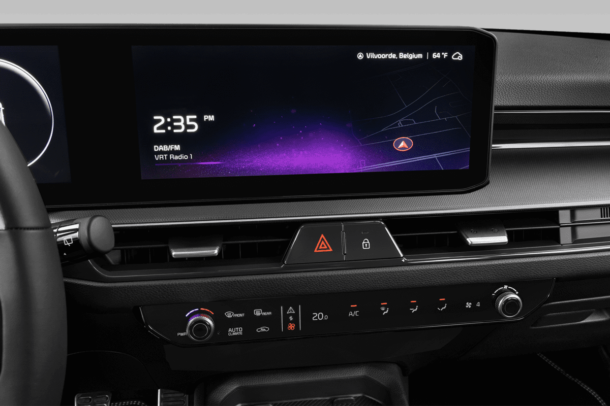 Mittelkonsole eines KIA Stonic