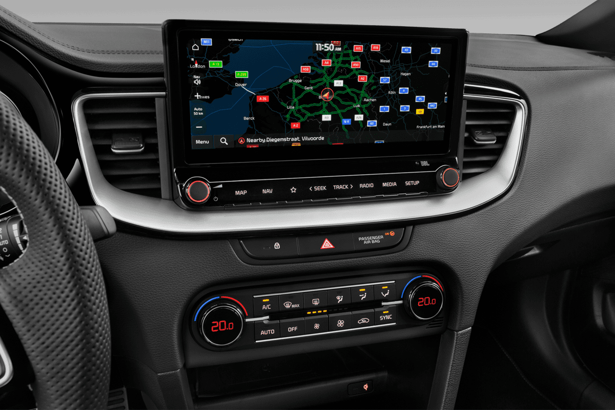 Mittelkonsole eines KIA XCeed