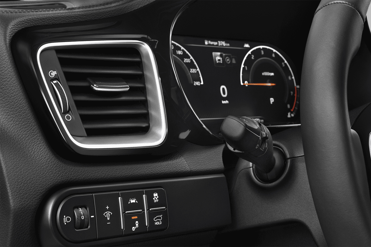 Lüftung eines KIA XCeed Plug-in-Hybrid