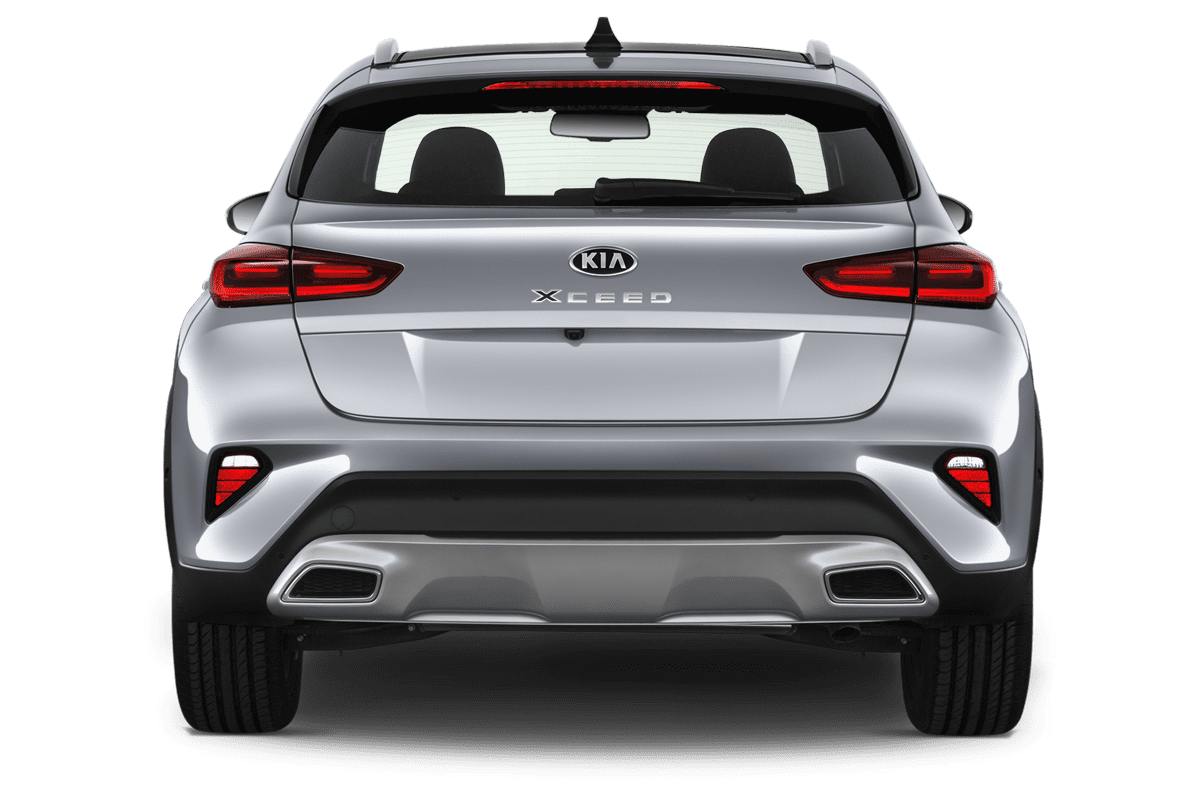 Heckansicht eines KIA XCeed Plug-in-Hybrid