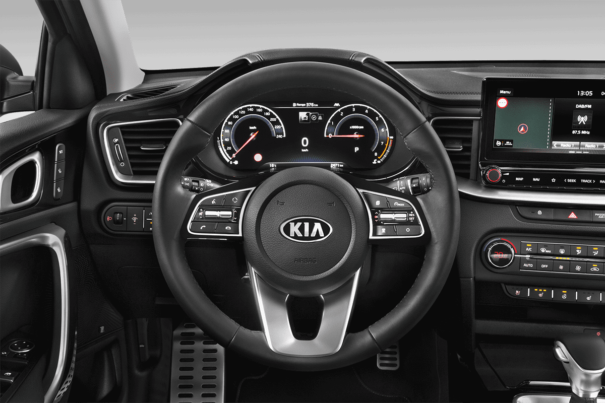 Lenkrad eines KIA XCeed Plug-in-Hybrid