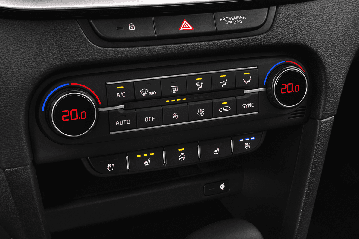 Klimasteuerung eines KIA XCeed Plug-in-Hybrid