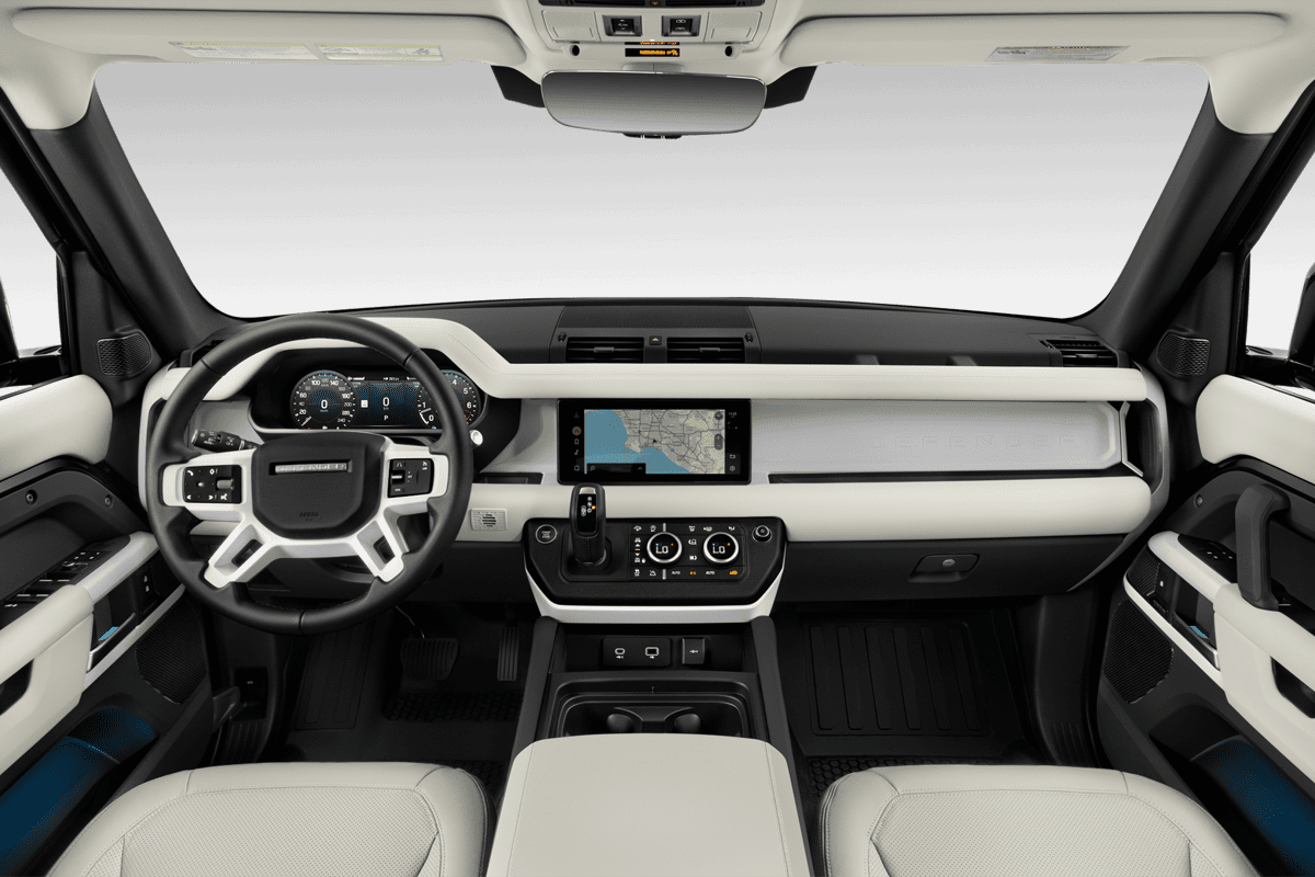 Armaturenbrett eines Land Rover Defender