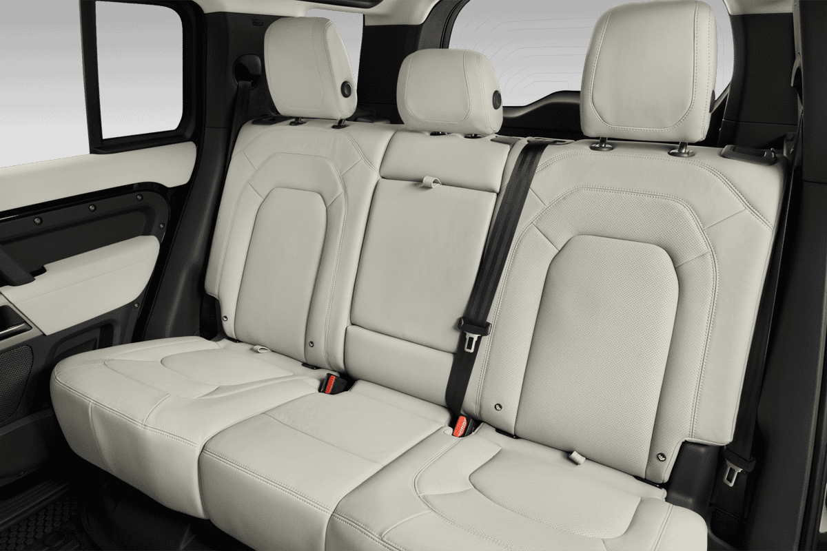 Rücksitzbank eines Land Rover Defender