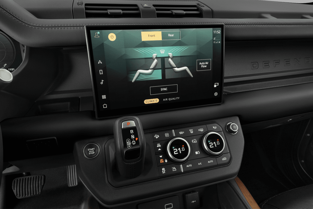 Klimasteuerung eines Land Rover Defender Plug-In-Hybrid