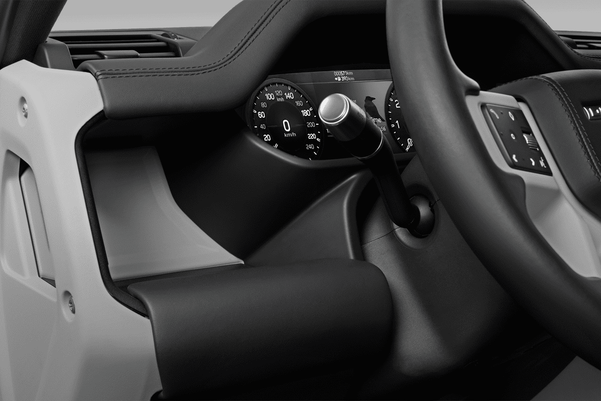 Lüftung eines Land Rover Defender