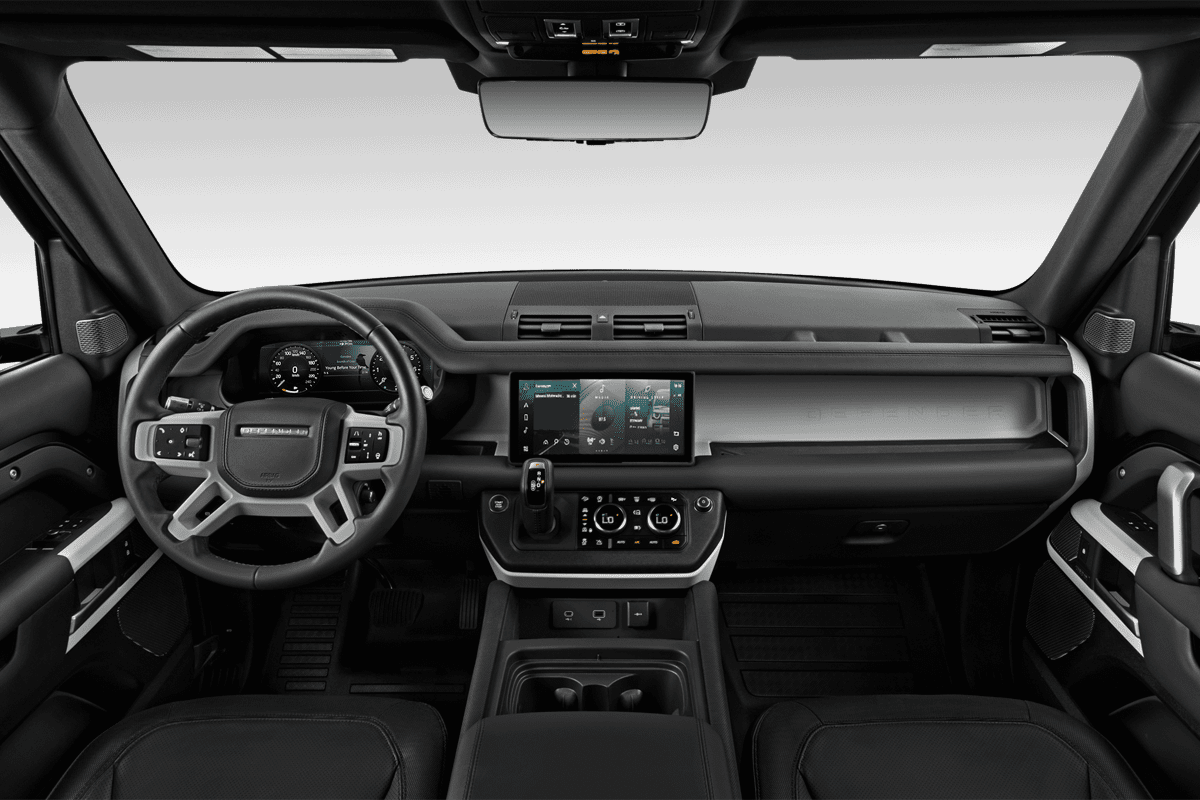 Armaturenbrett eines Land Rover Defender