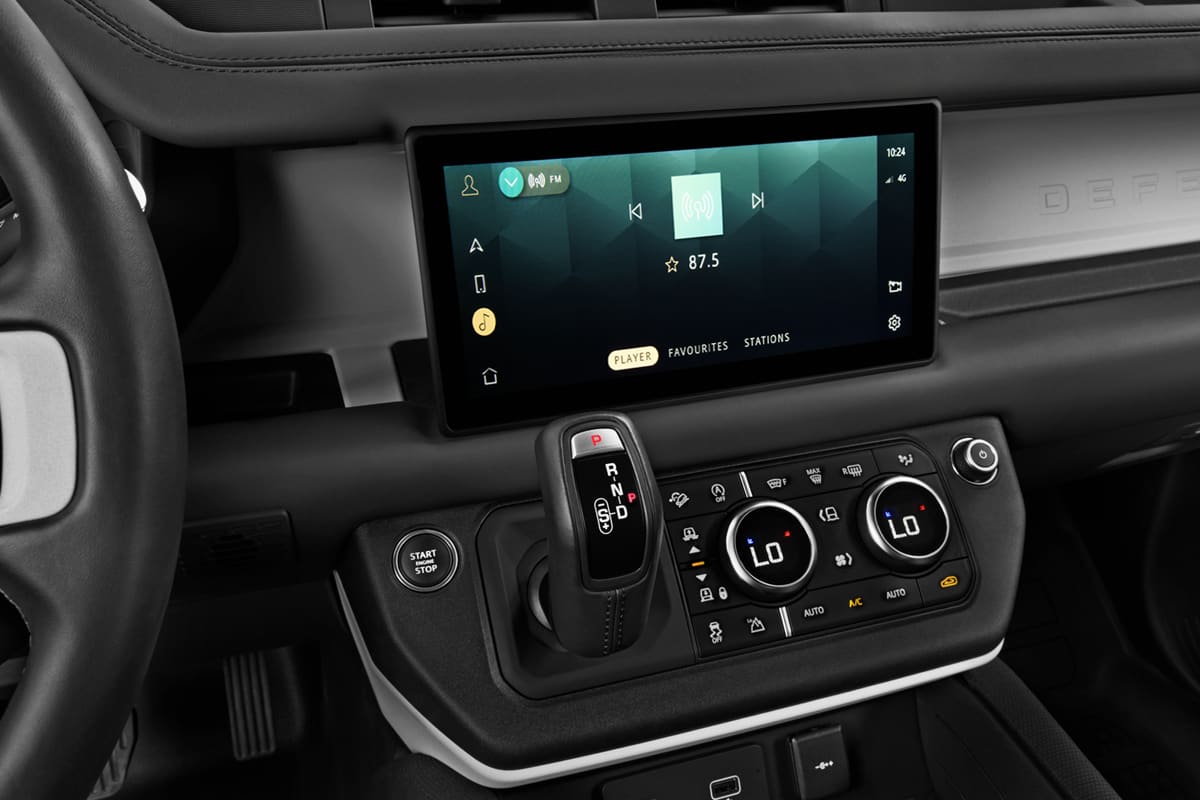 Klimasteuerung eines Land Rover Defender