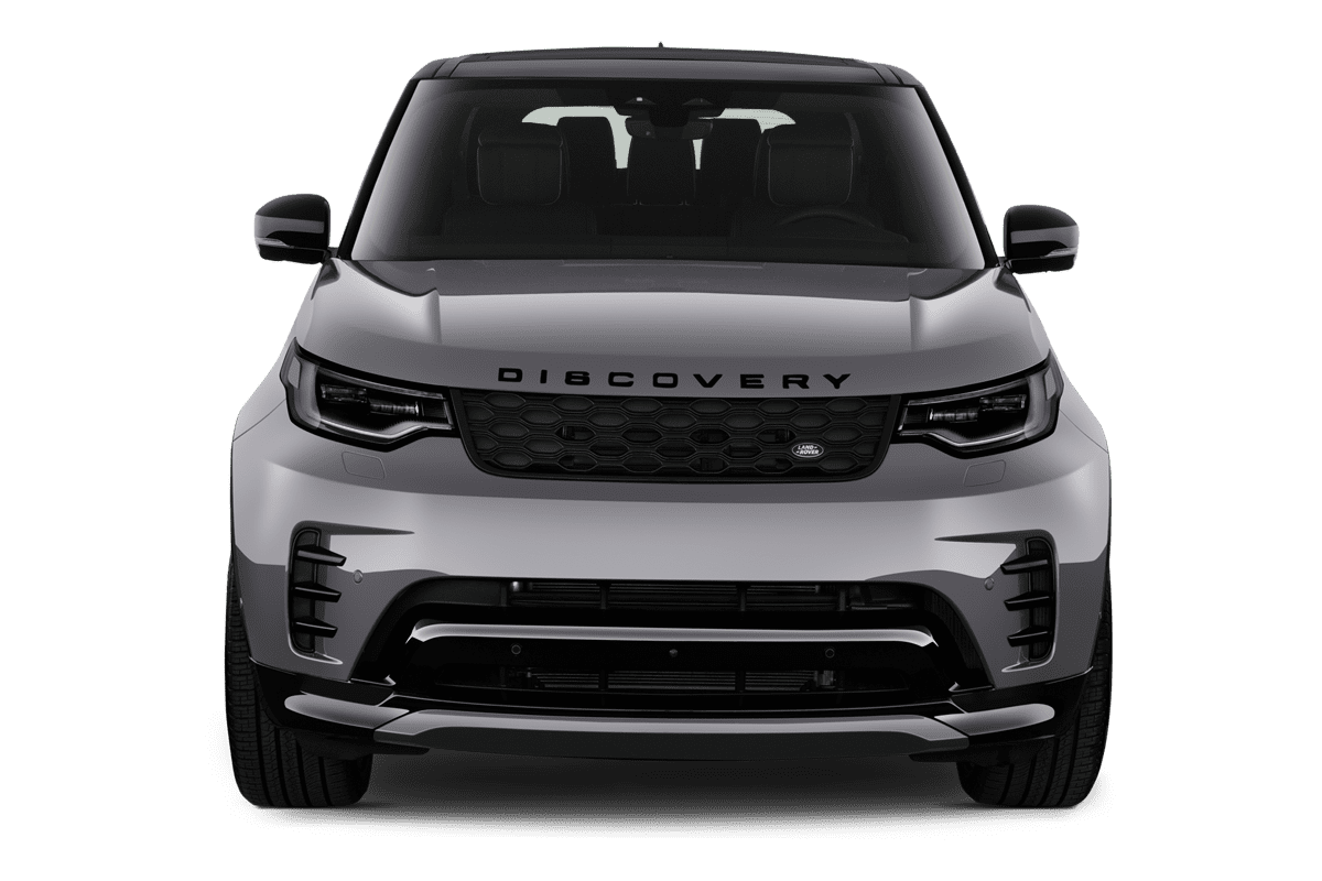 Frontansicht eines Land Rover Discovery, freigestellt