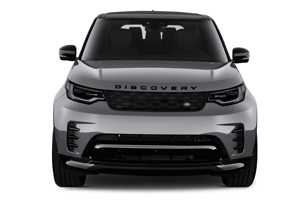 Frontansicht eines Land Rover Discovery, freigestellt