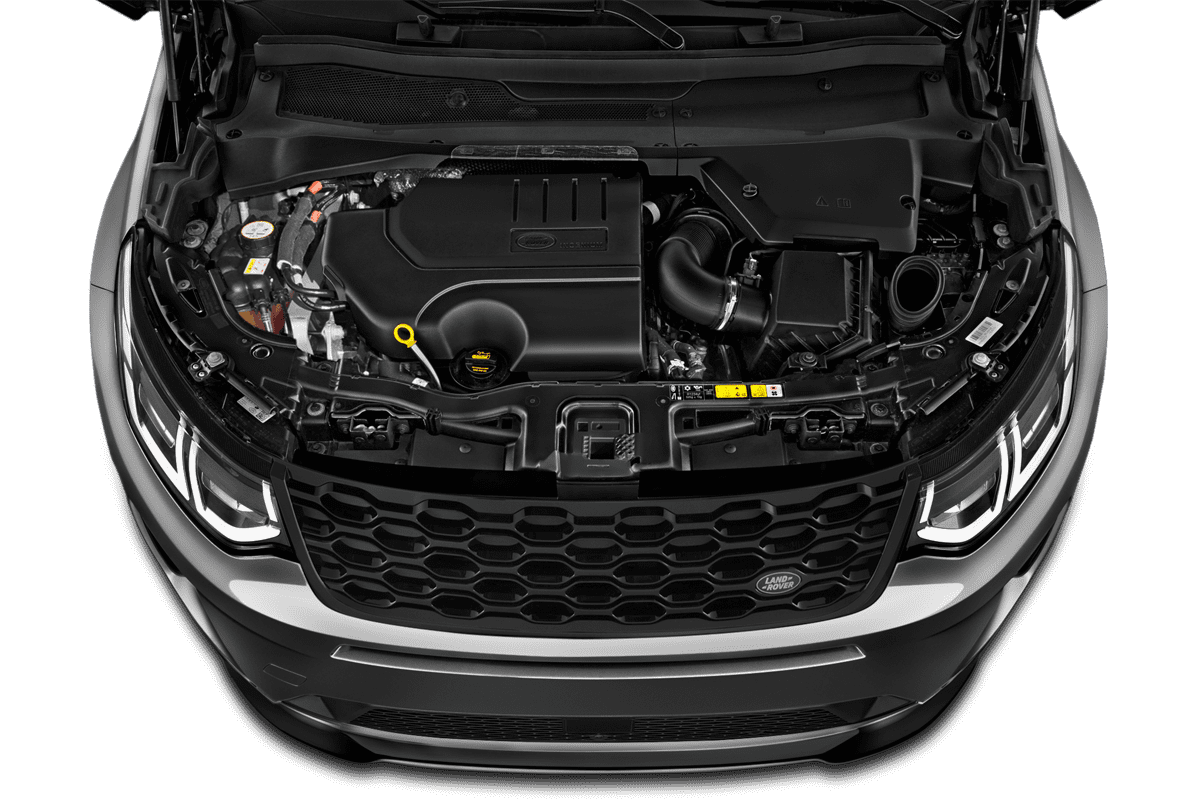 Motorraum eines Land Rover Discovery Sport