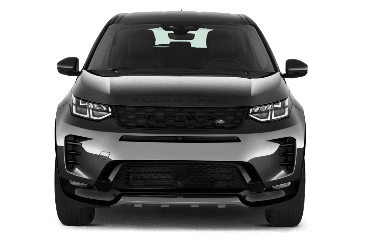 Frontansicht eines Land Rover Discovery Sport, freigestellt