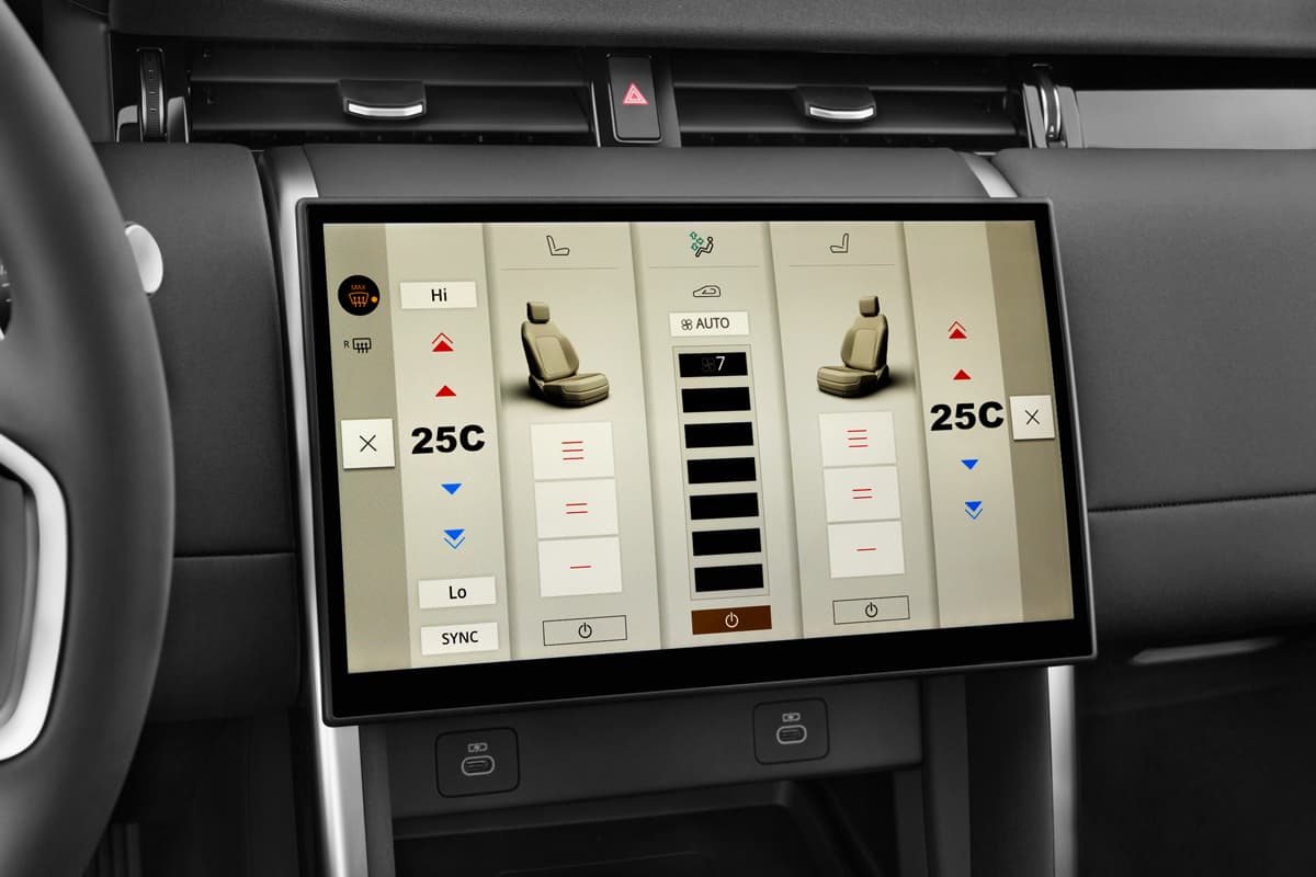 Klimasteuerung eines Land Rover Discovery Sport