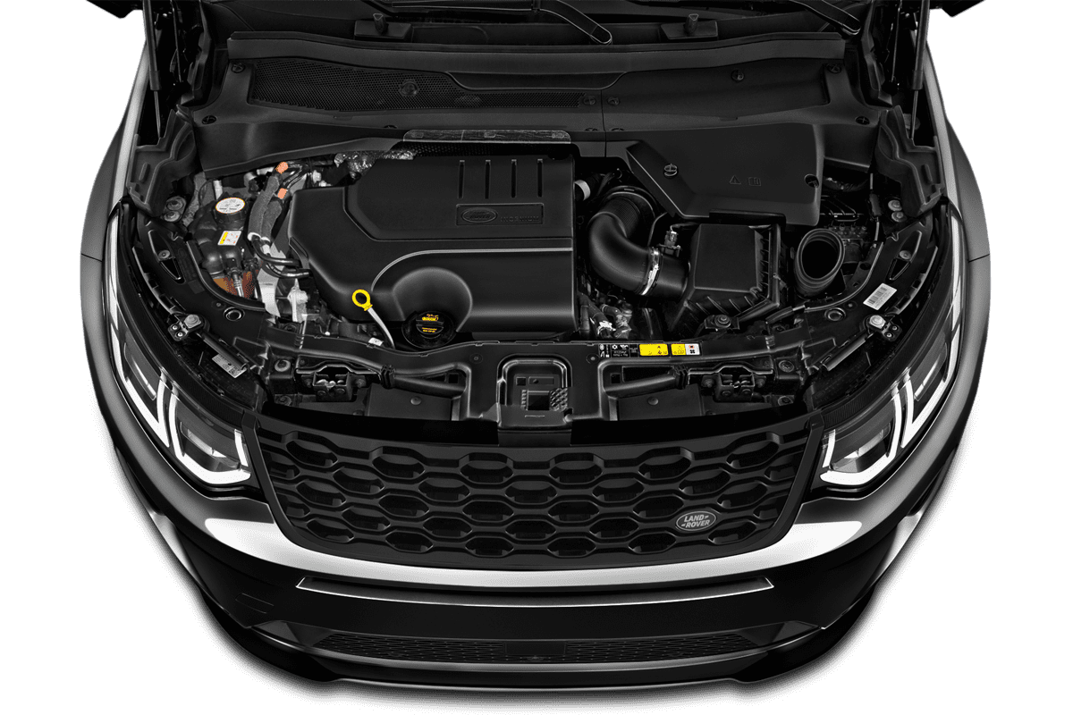 Motorraum eines Land Rover Discovery Sport