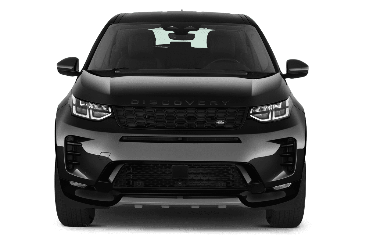 Frontansicht eines Land Rover Discovery Sport, freigestellt