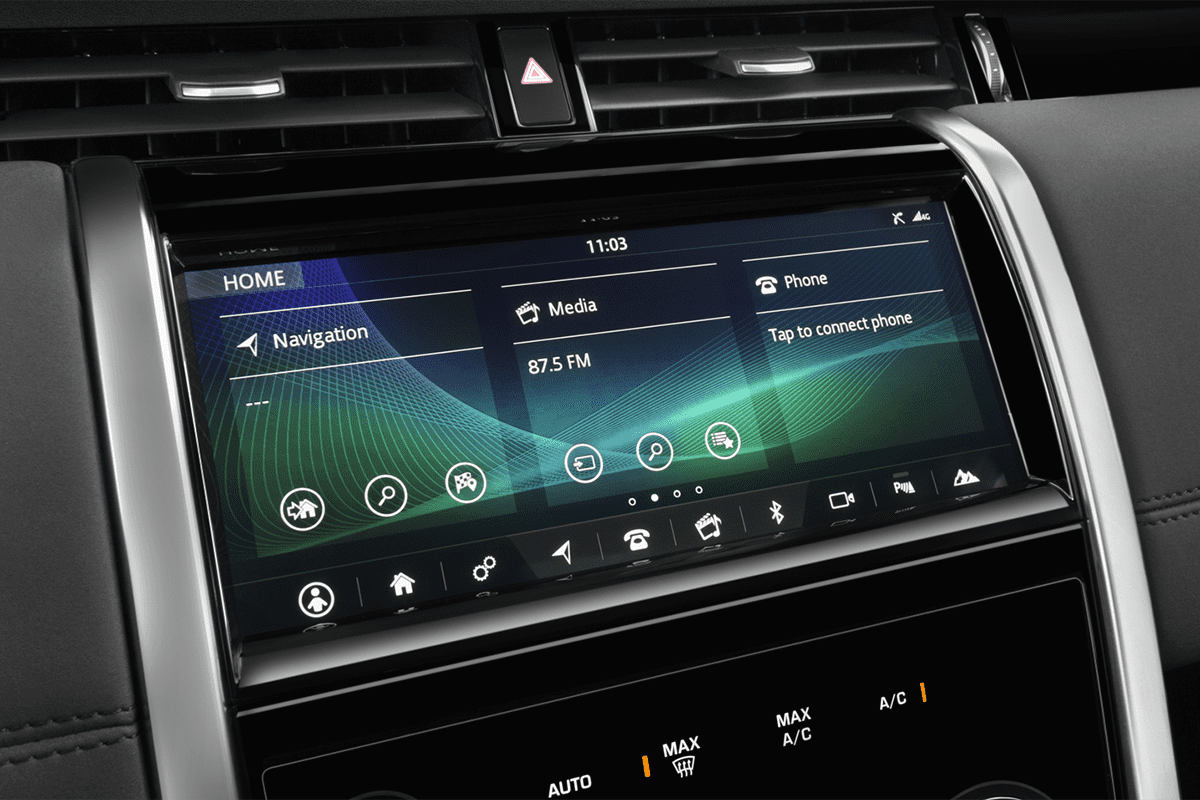 Audiosystem eines Land Rover Discovery Sport Plug-in-Hybrid