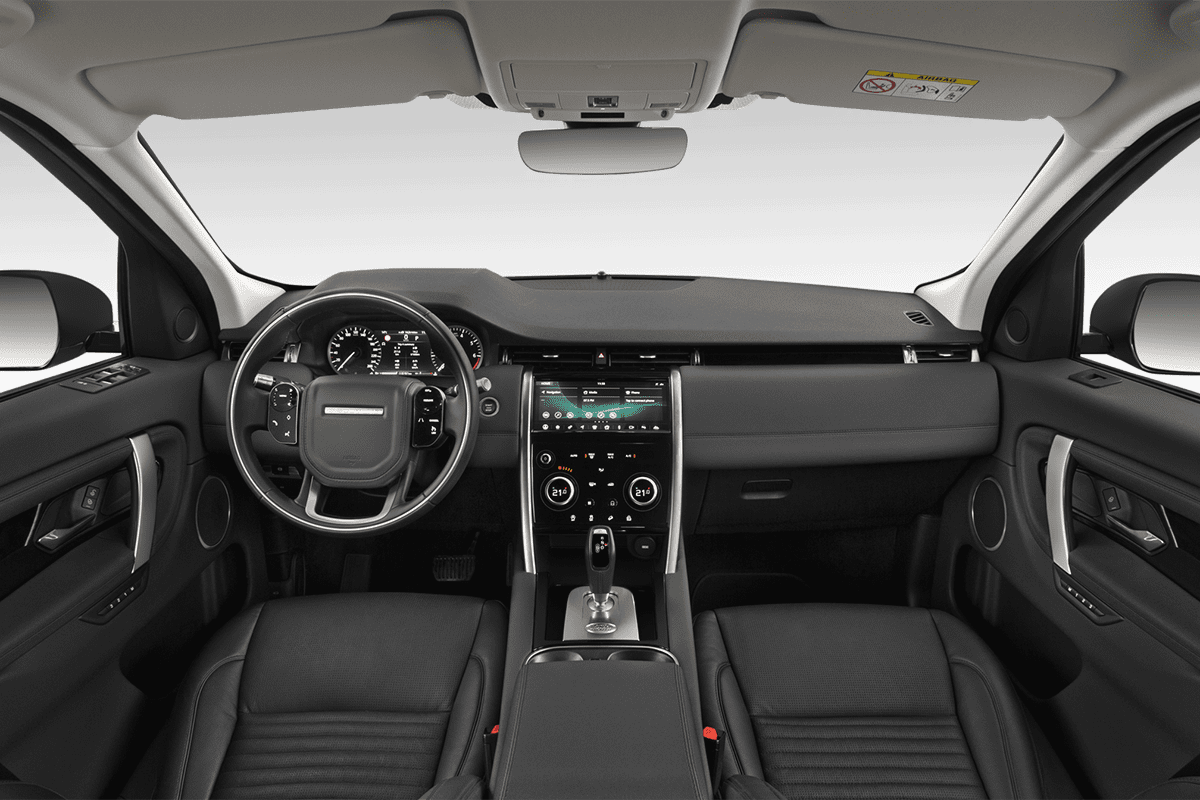 Armaturenbrett eines Land Rover Discovery Sport Plug-in-Hybrid
