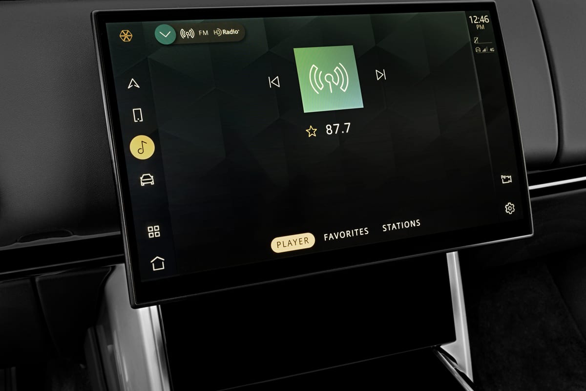 Audiosystem eines Land Rover Range Rover 