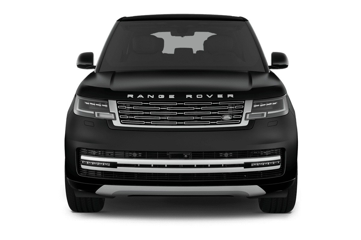 Frontansicht eines Land Rover Range Rover , freigestellt