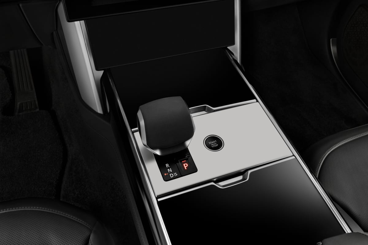 Schaltknüppel eines Land Rover Range Rover 