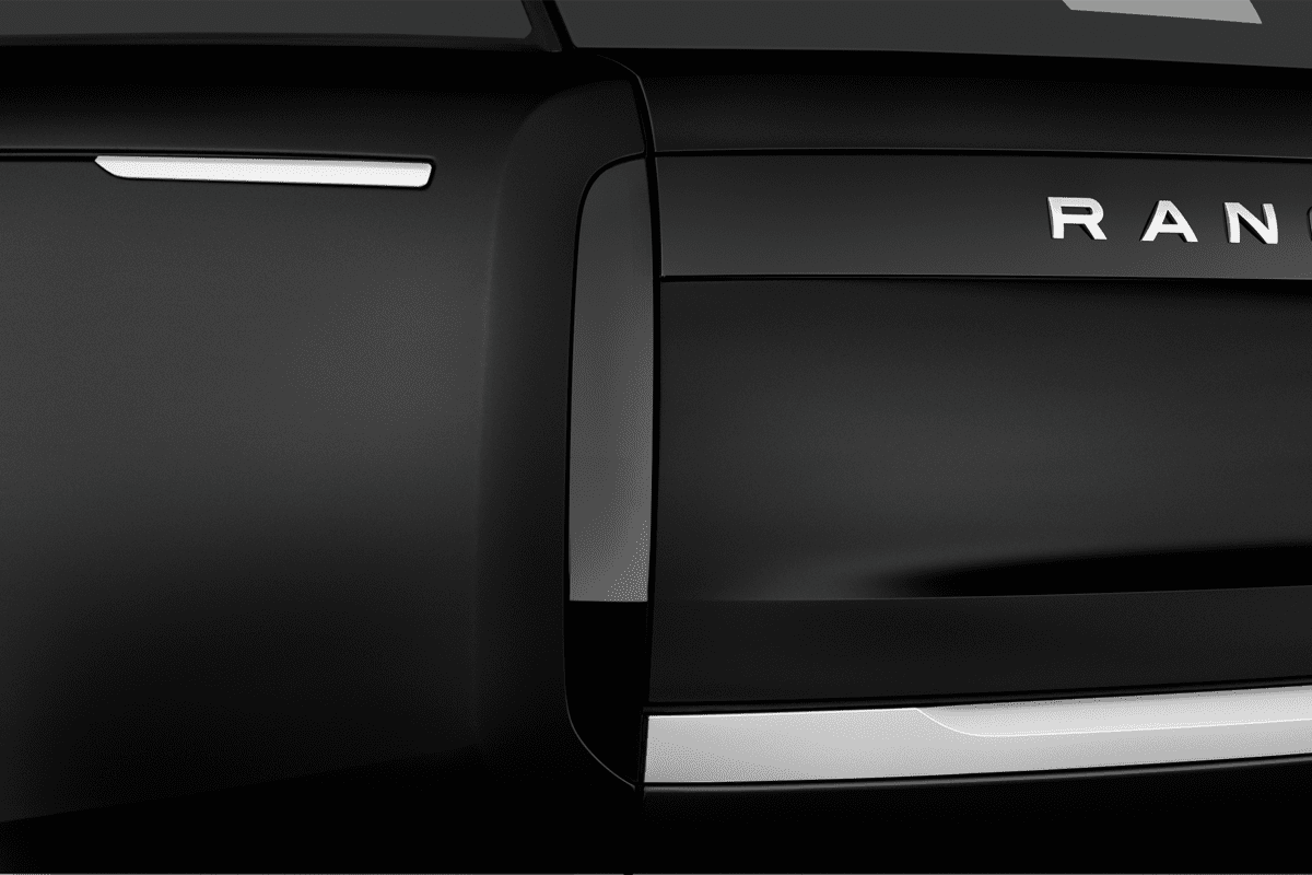 Heckleuchten eines Land Rover Range Rover