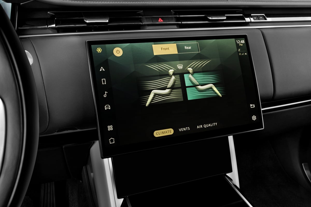 Klimasteuerung eines Land Rover Range Rover