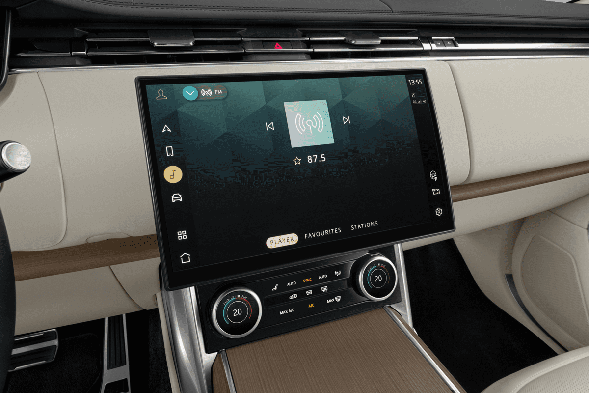 Audiosystem eines Land Rover Range Rover Plug-in-Hybrid 