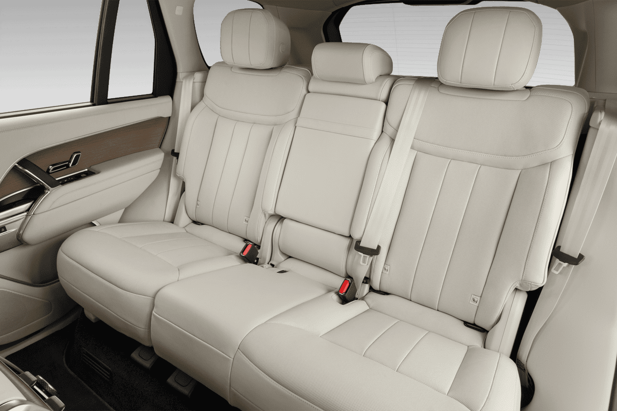 Rücksitzbank eines Land Rover Range Rover Plug-in-Hybrid 