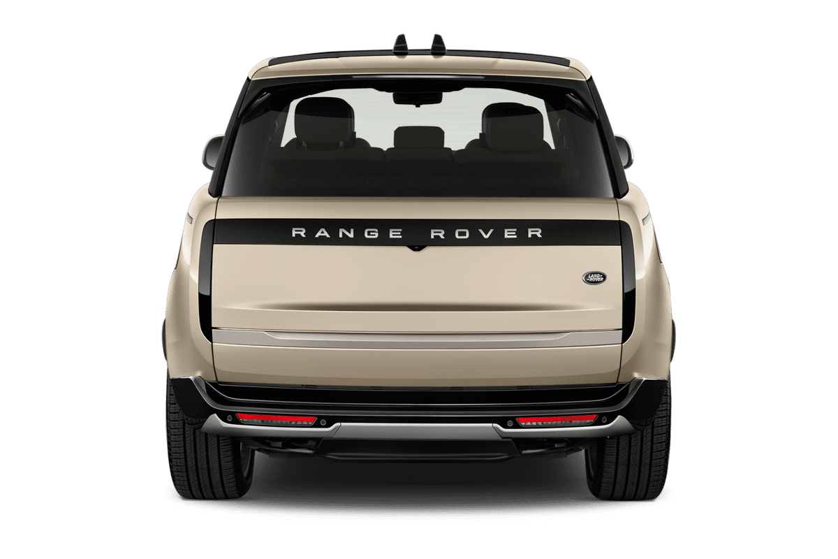 Heckansicht eines Land Rover Range Rover Plug-in-Hybrid 