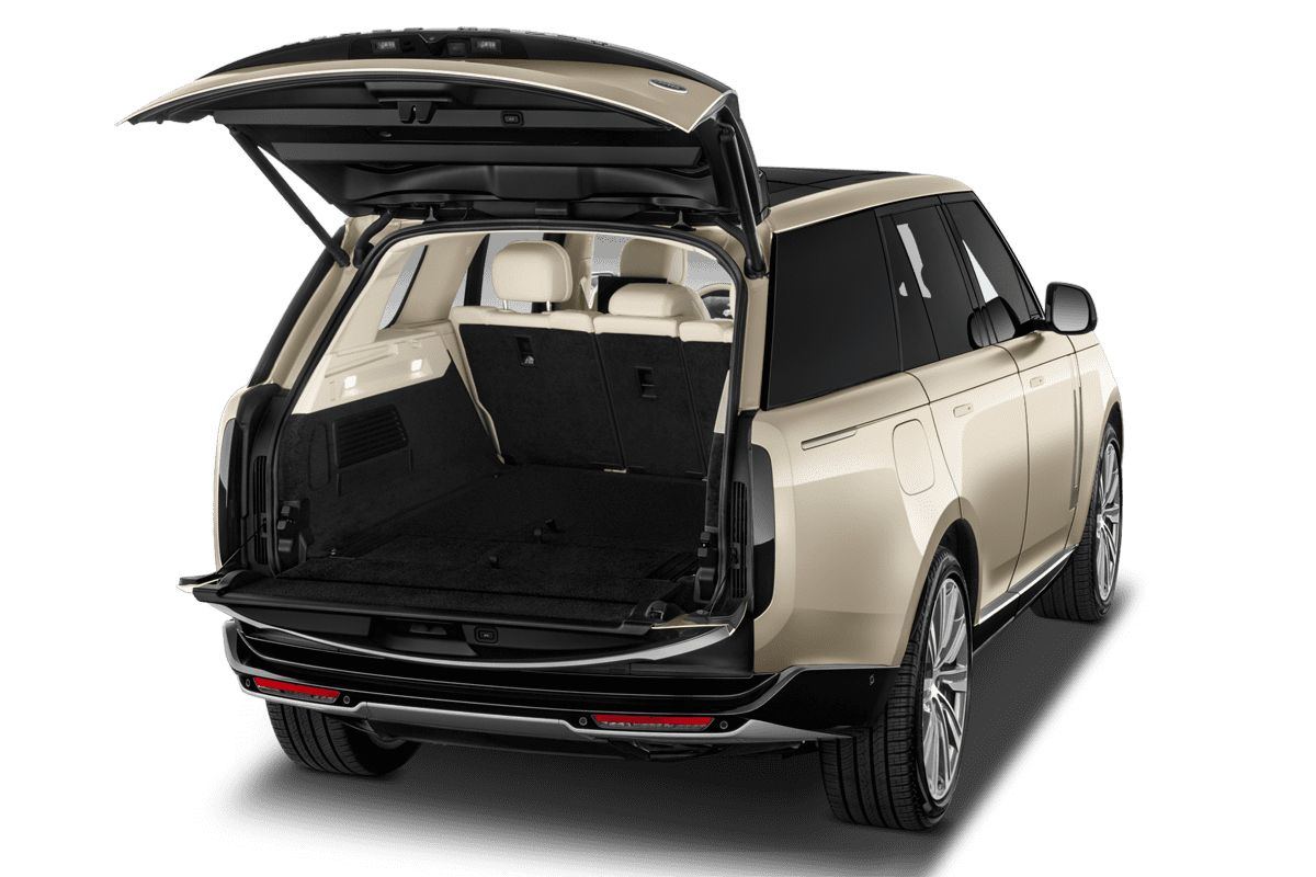 Kofferraum eines Land Rover Range Rover Plug-in-Hybrid 