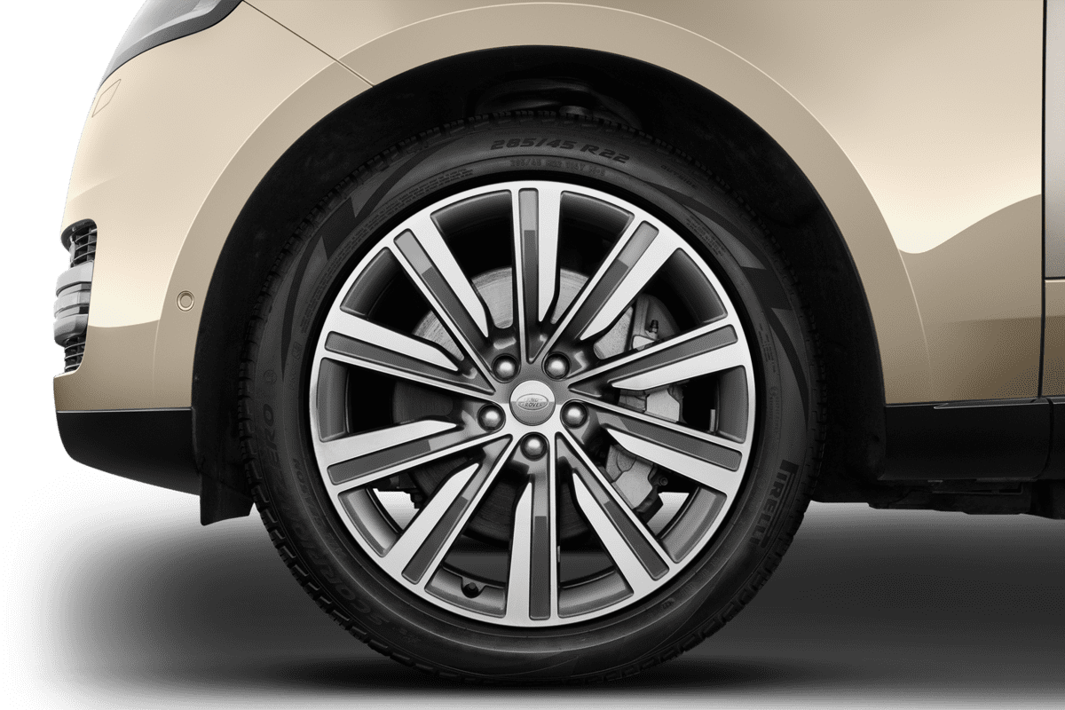 Radkappe oder Felge eines Land Rover Range Rover Plug-in-Hybrid 