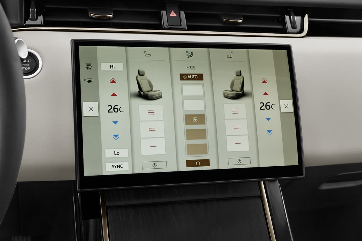 Klimasteuerung eines Land Rover Range Rover Evoque Plug-In-Hybrid