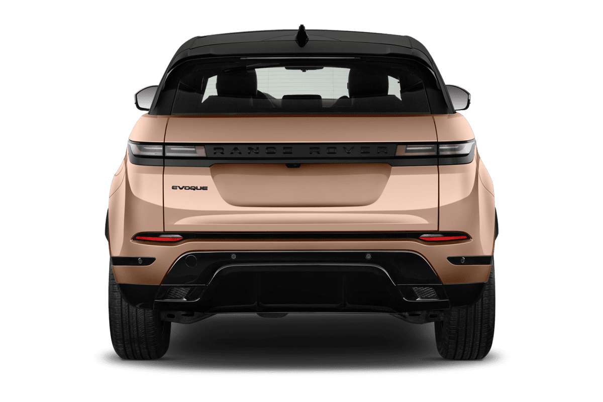 Heckansicht eines Land Rover Range Rover Evoque