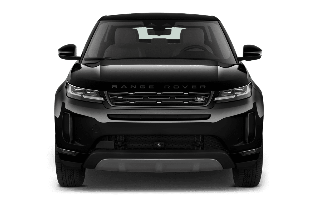 Frontansicht eines Land Rover Range Rover Evoque, freigestellt