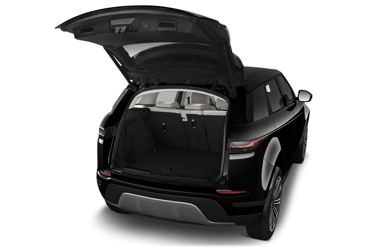 Kofferraum eines Land Rover Range Rover Evoque (KI-generiert)
