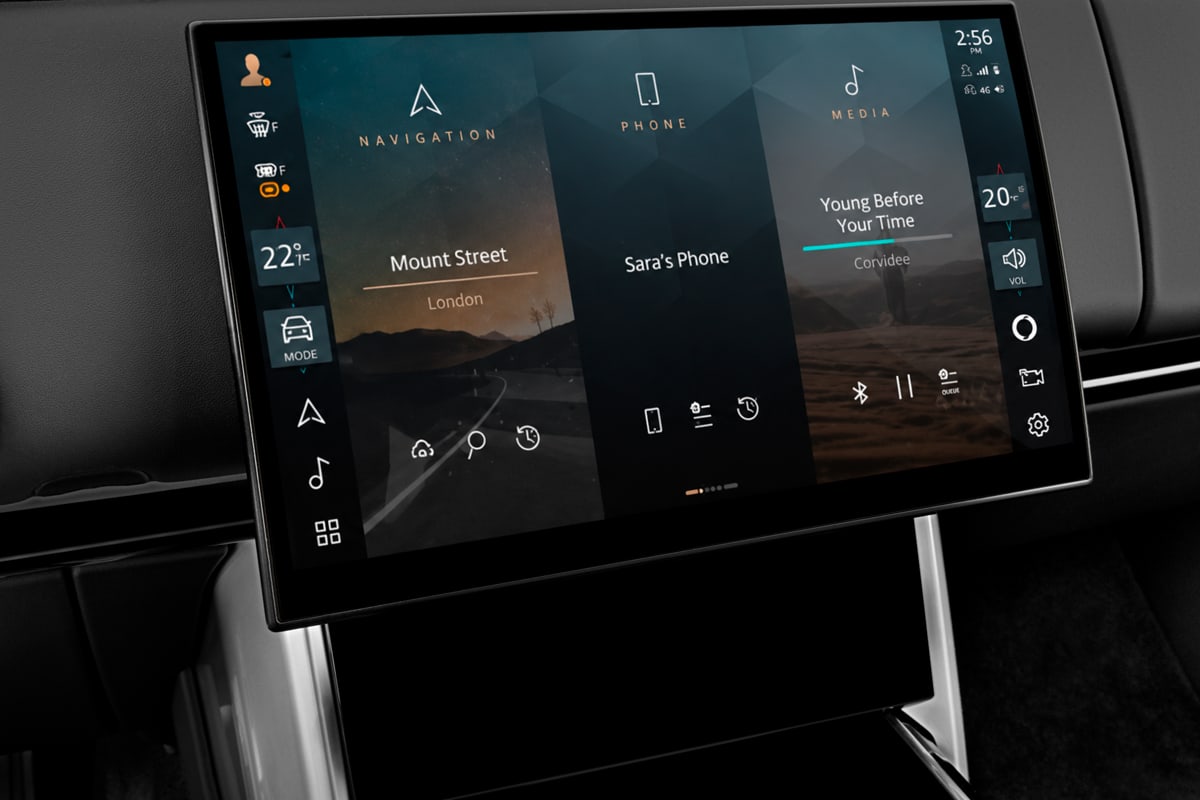 Audiosystem eines Land Rover Range Rover Plug-in-Hybrid
