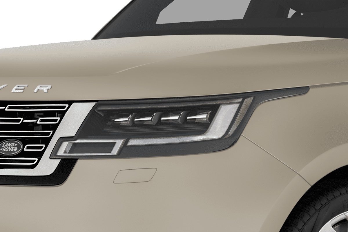 Frontscheinwerfer eines Land Rover Range Rover Plug-in-Hybrid