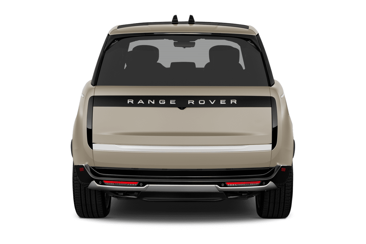 Heckansicht eines Land Rover Range Rover Plug-in-Hybrid