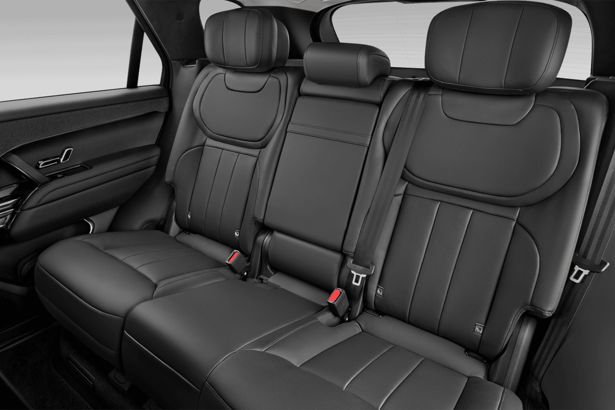 Rücksitzbank eines Land Rover Range Rover Sport Plug-in-Hybrid 