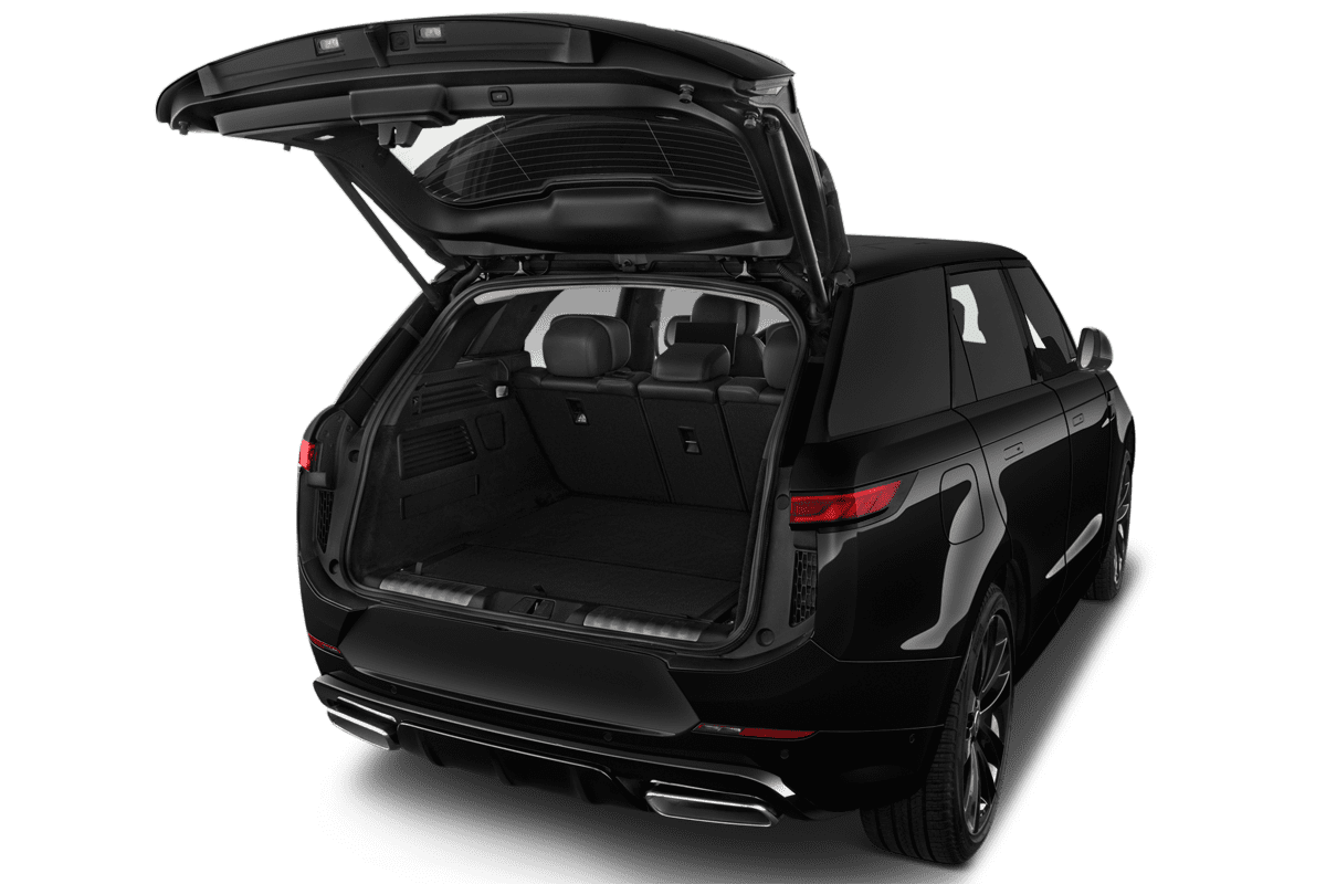 Kofferraum eines Land Rover Range Rover Sport Plug-in-Hybrid 