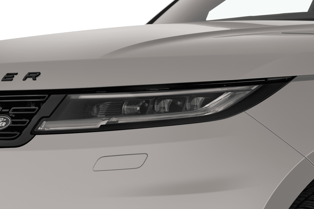 Frontscheinwerfer eines Land Rover Range Rover Sport Plug-in-Hybrid (KI-generiert)