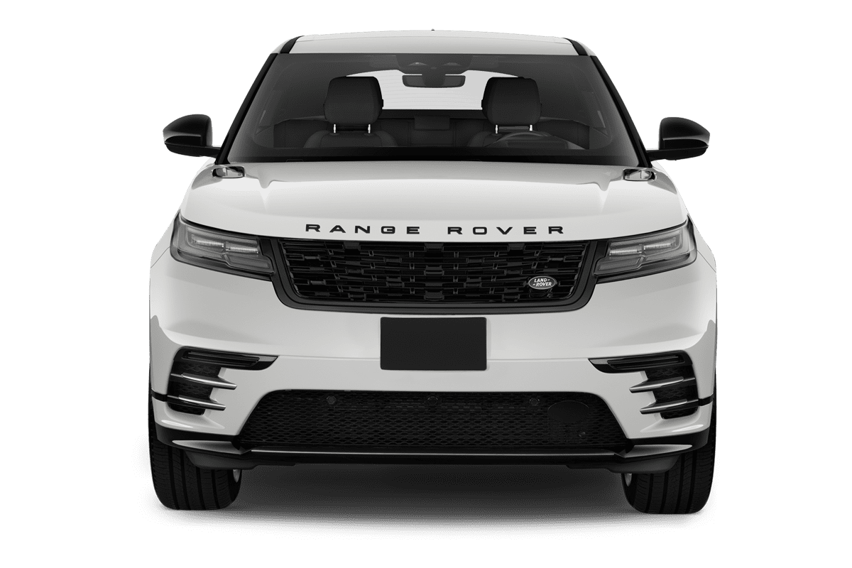 Frontansicht eines Land Rover Range Rover Velar, freigestellt