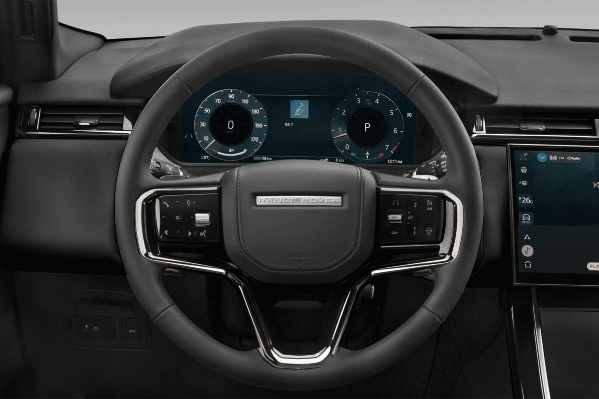 Lenkrad eines Land Rover Range Rover Velar