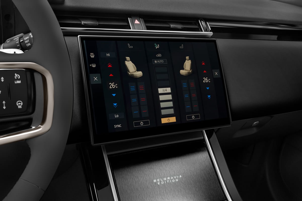 Klimasteuerung eines Land Rover Range Rover Velar