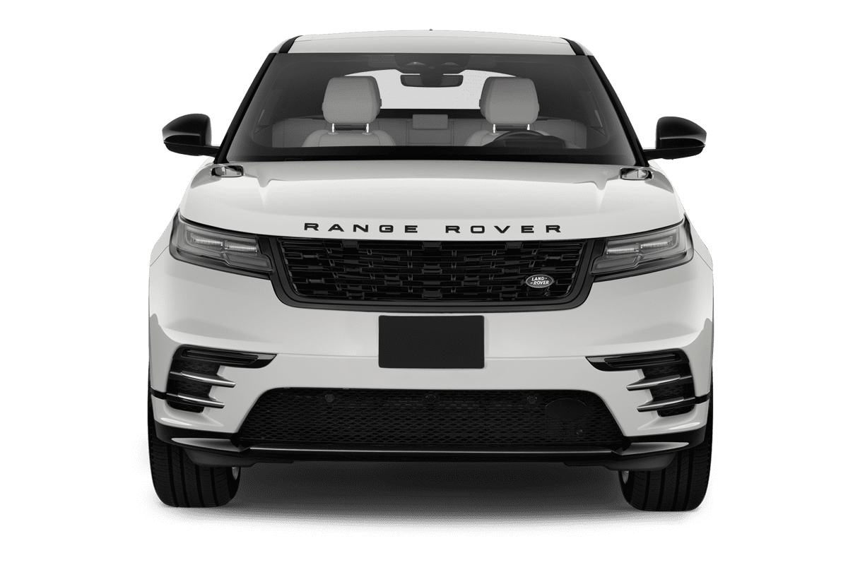 Frontansicht eines Land Rover Range Rover Velar, freigestellt