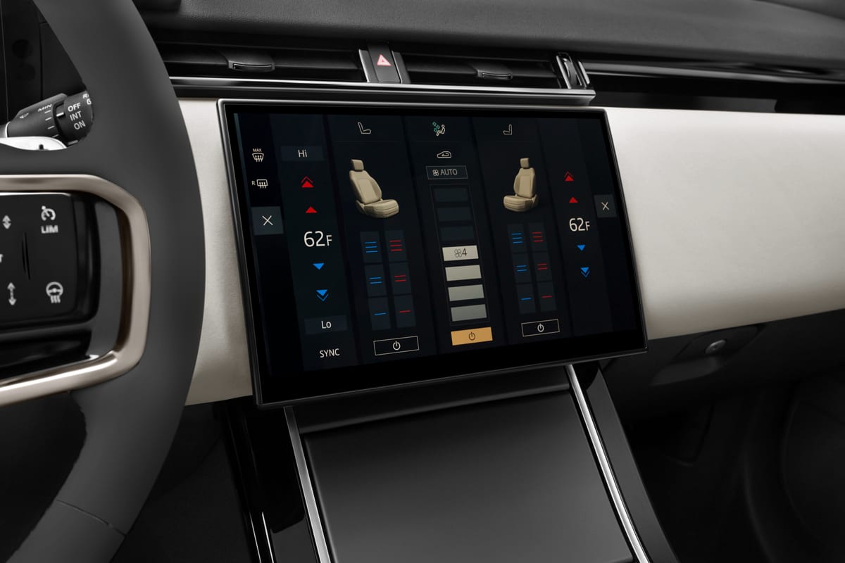 Klimasteuerung eines Land Rover Range Rover Velar